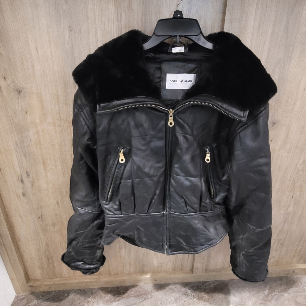 Andrew Marc leather jacket